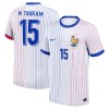 Camisola França M. Thuram 15 Homen Equipamento 2ª Euro 2024